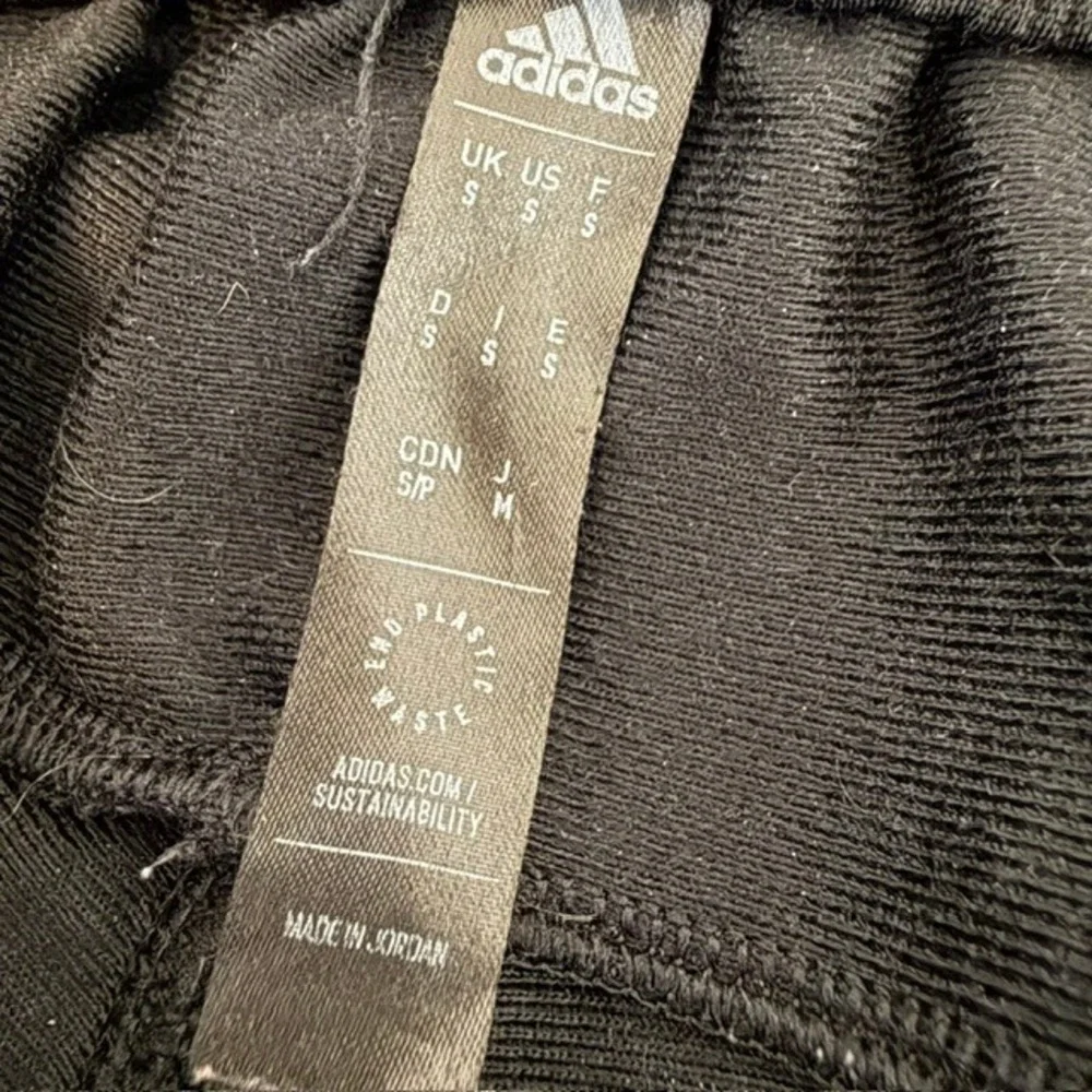 adidas Primegreen Essentials Warm-Up Open Hem 3-Stripes Track Pants‎ Black Small